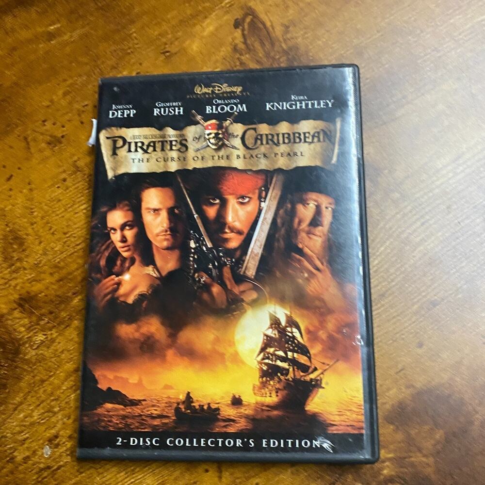 Pirates of the Caribbean: The Curse of the Black Pearl (DVD, 2003)